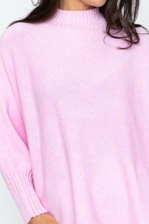 Carraig Donn Pink Rib Edge Polo Knit