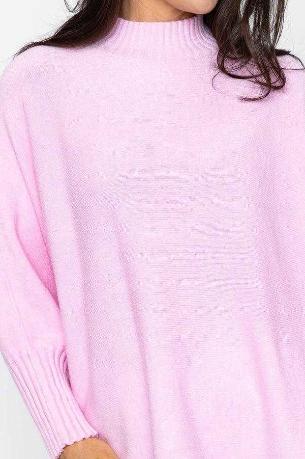 Carraig Donn Pink Rib Edge Polo Knit