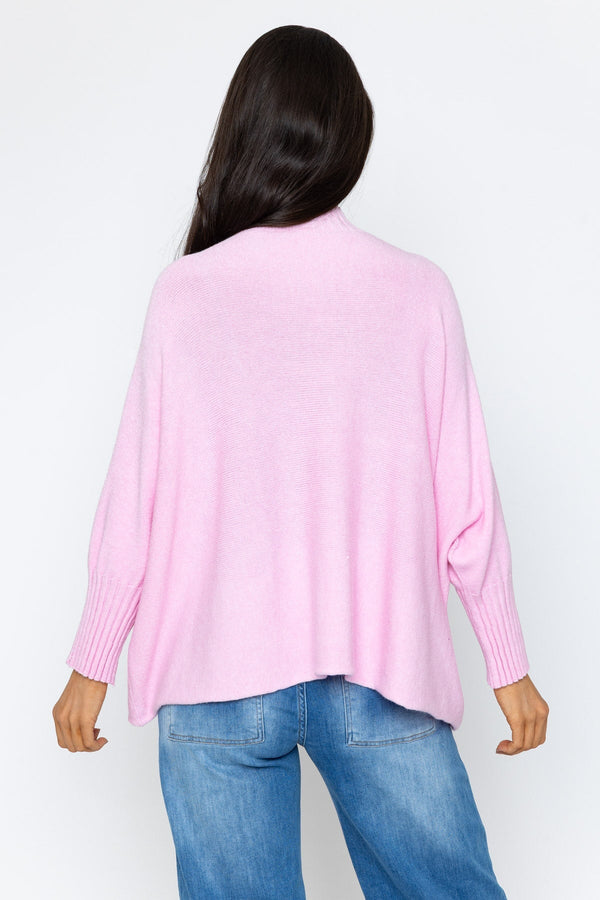 Carraig Donn Pink Rib Edge Polo Knit