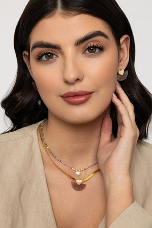 Carraig Donn Pink Semi Precious Stone Necklace