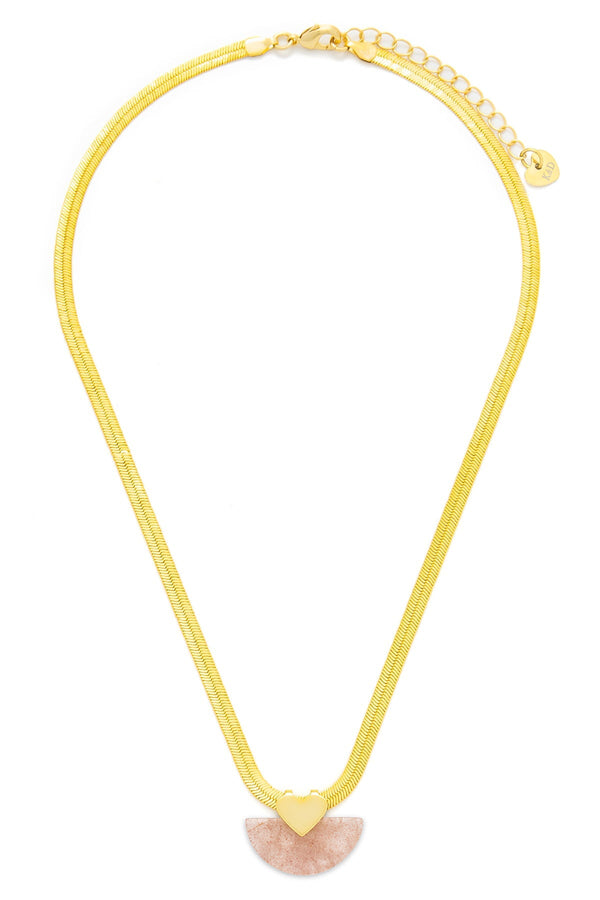 Carraig Donn Pink Semi Precious Stone Necklace