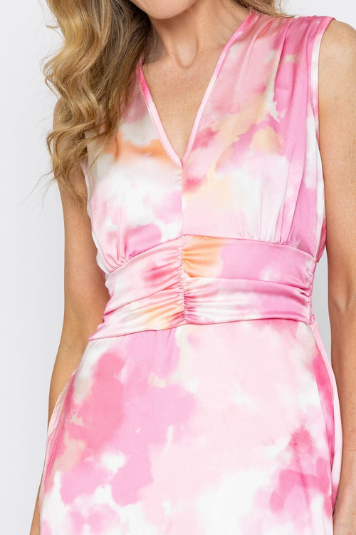 Carraig Donn Pink Sleeveless Alina Midi Dress