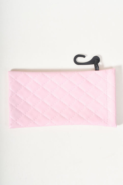Pink Snap Sunglasses Case