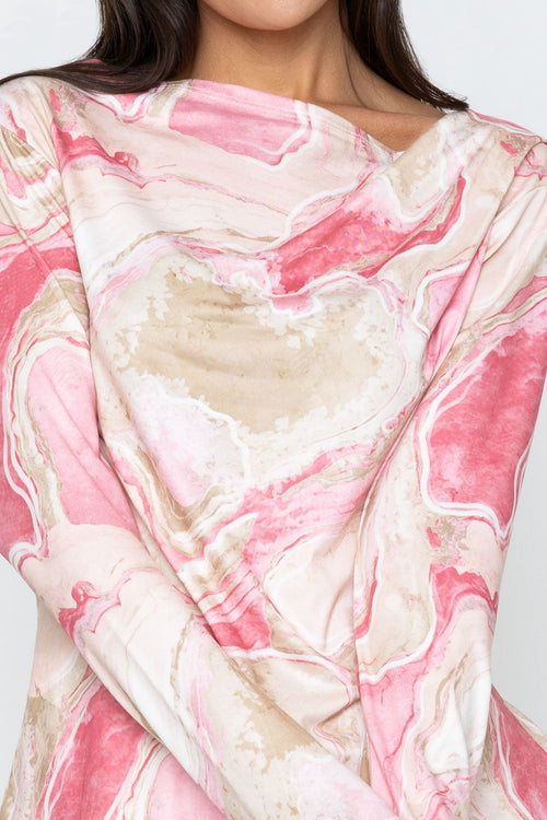 Carraig Donn Pink Soft Touch Long Sleeve Top