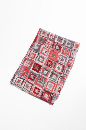 Carraig Donn Pink Square Print Scarf
