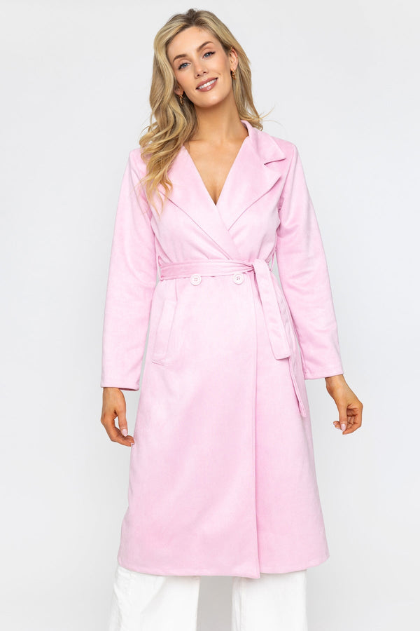 Carraig Donn Pink Suede Mac