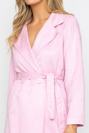 Carraig Donn Pink Suede Mac