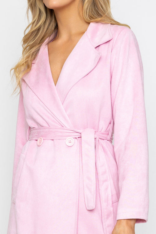 Carraig Donn Pink Suede Mac