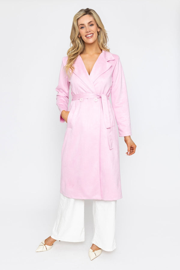 Carraig Donn Pink Suede Mac
