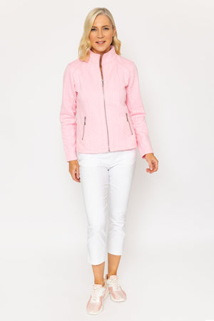 Carraig Donn Pink Textured Jersey Jacket
