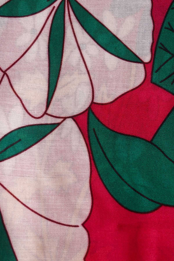 Carraig Donn Pink Tropical Print Scarf