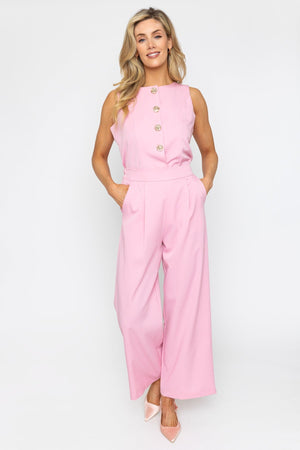 Carraig Donn Pink Wide Leg Trousers