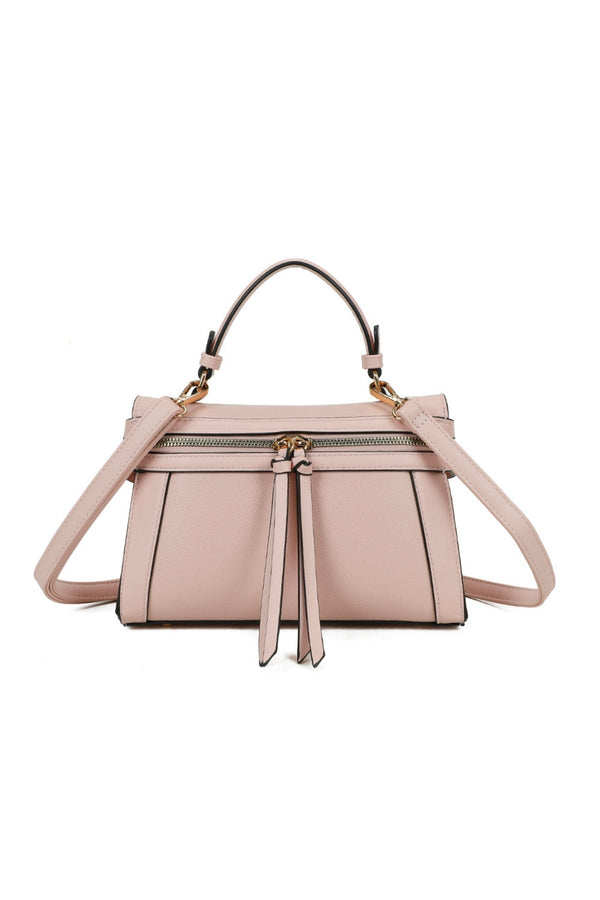 Carraig Donn Pink Zip Detail Grab Handle Bag