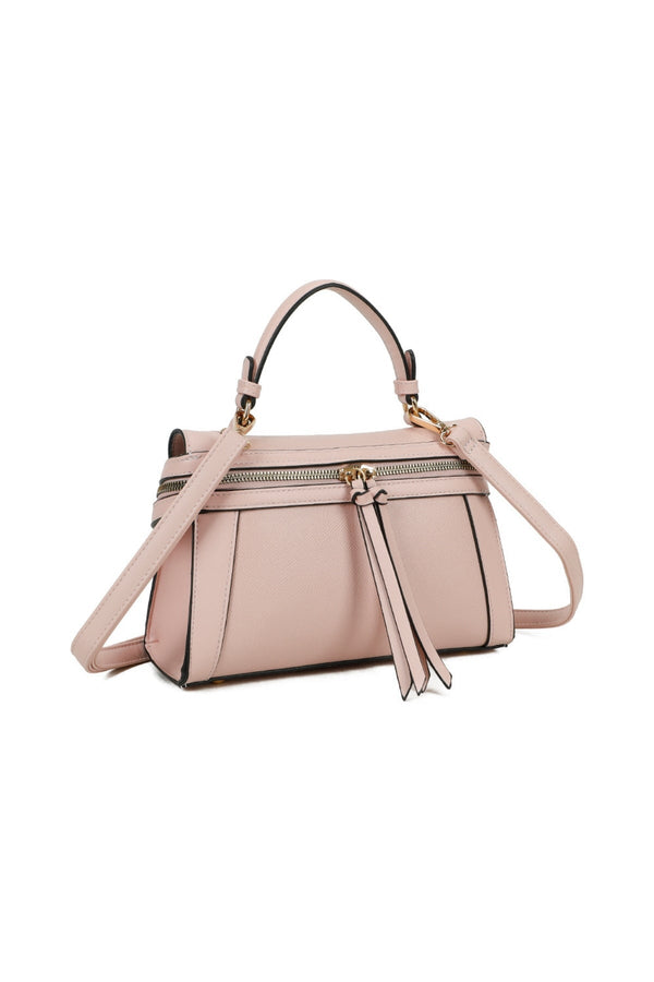 Carraig Donn Pink Zip Detail Grab Handle Bag
