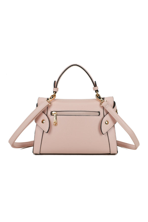 Carraig Donn Pink Zip Detail Grab Handle Bag