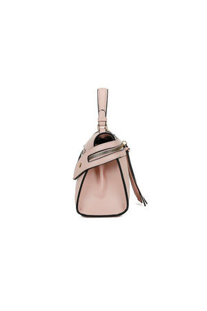Carraig Donn Pink Zip Detail Grab Handle Bag