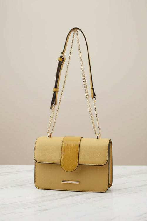 Poppy Small Crossbody Bag in Yellow