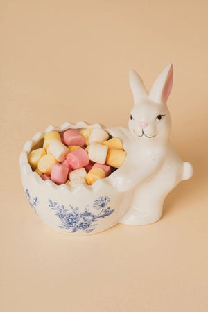 Carraig Donn Porcelain Bunny Pot Blue