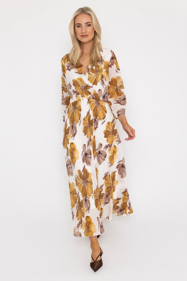 Printed Hannah Midi Dress Ladies Dresses Carraig Donn