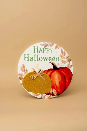Carraig Donn Pumpkin Plaque Happy Halloween