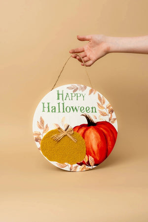 Carraig Donn Pumpkin Plaque Happy Halloween