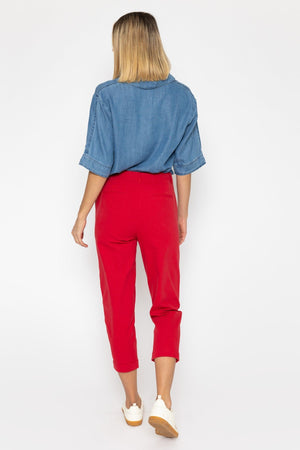 Carraig Donn Red Canvas Chinos