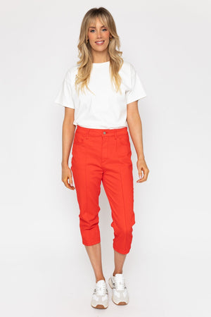 Carraig Donn Red Cropped Jeans