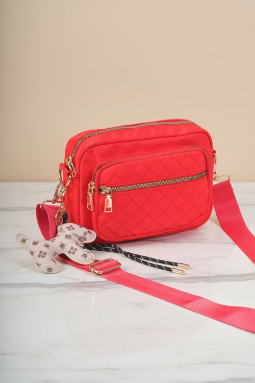 Red Dog Charm Camera Bag