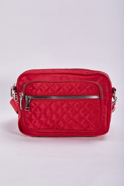 Carraig Donn Red Quilted Front Camera Bag