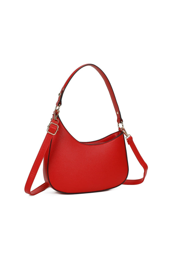 Carraig Donn Red Scoop Shoulder Bag