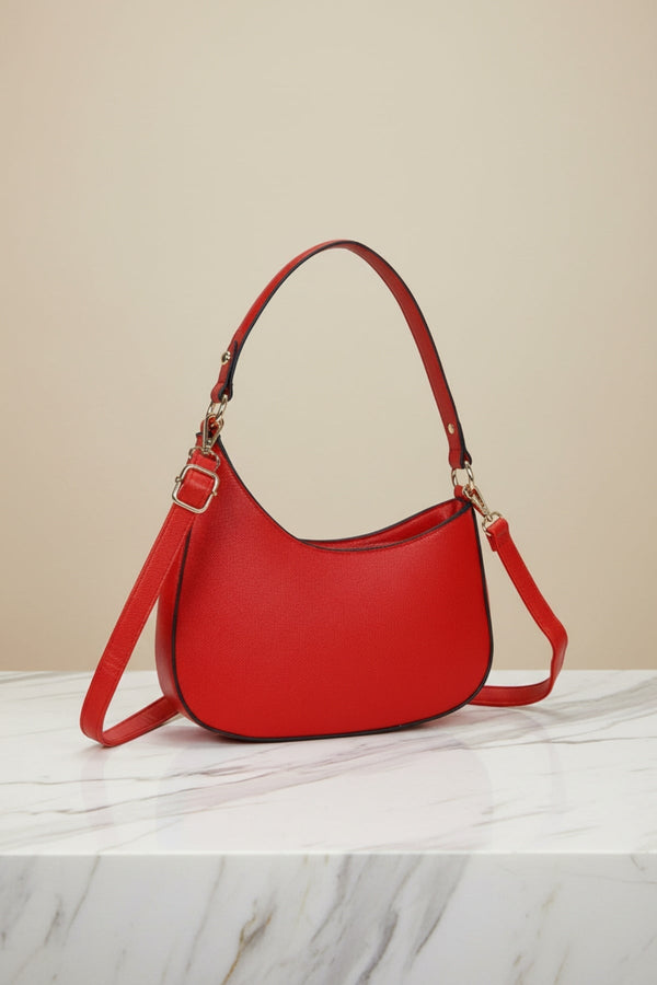 Carraig Donn Red Scoop Shoulder Bag