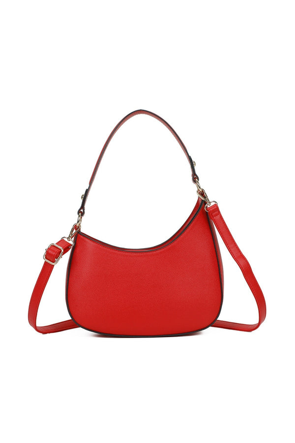 Carraig Donn Red Scoop Shoulder Bag