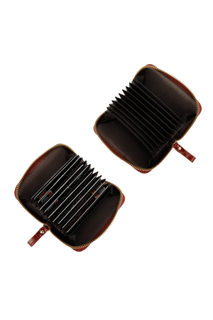 Carraig Donn Red Zip Tab Purse