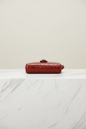 Carraig Donn Red Zip Tab Purse