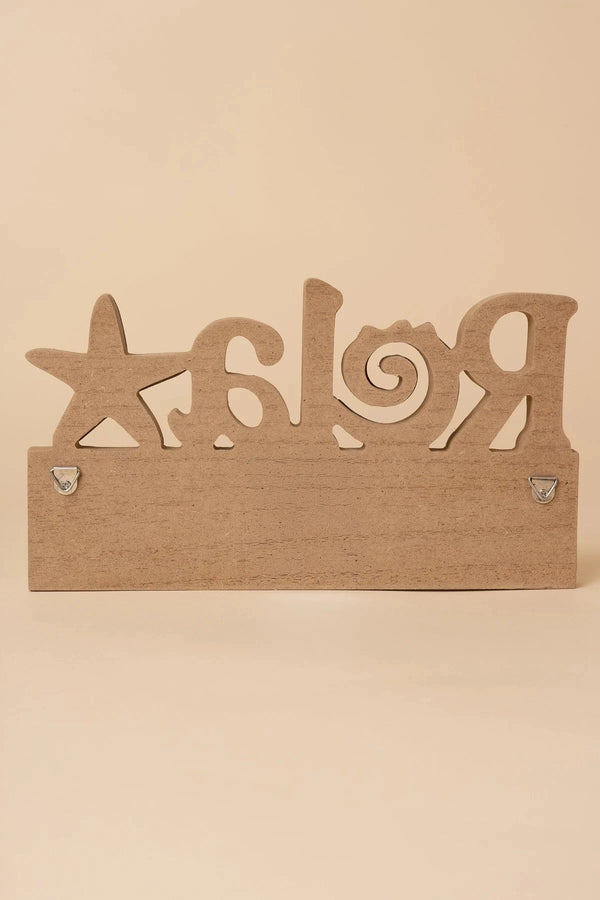 Carraig Donn Relax Beach Wooden Plaque