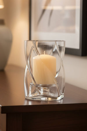 Carraig Donn Roisin Hurricane Candle Holder With Candle