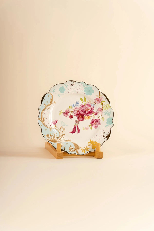 Carraig Donn Rosa Belle Blue Side Plate
