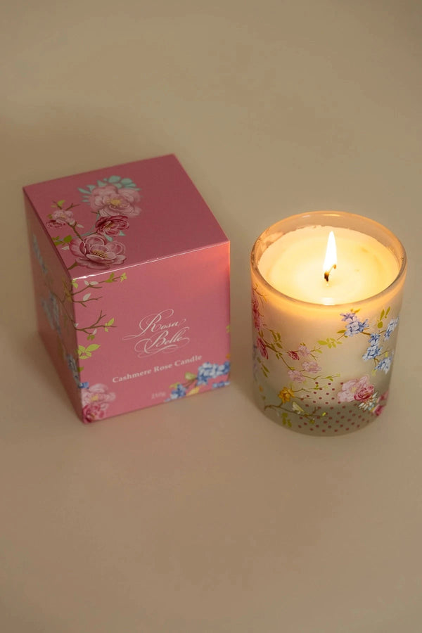 Carraig Donn Rosa Belle Candle Cashmere Rose