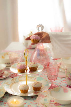 Carraig Donn Rosa Belle Set Of 2 Pink Water Glasses