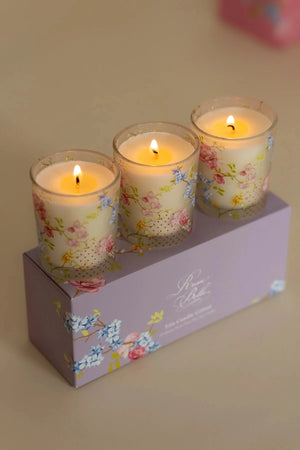 Carraig Donn Rosa Belle Trio Candle Giftset