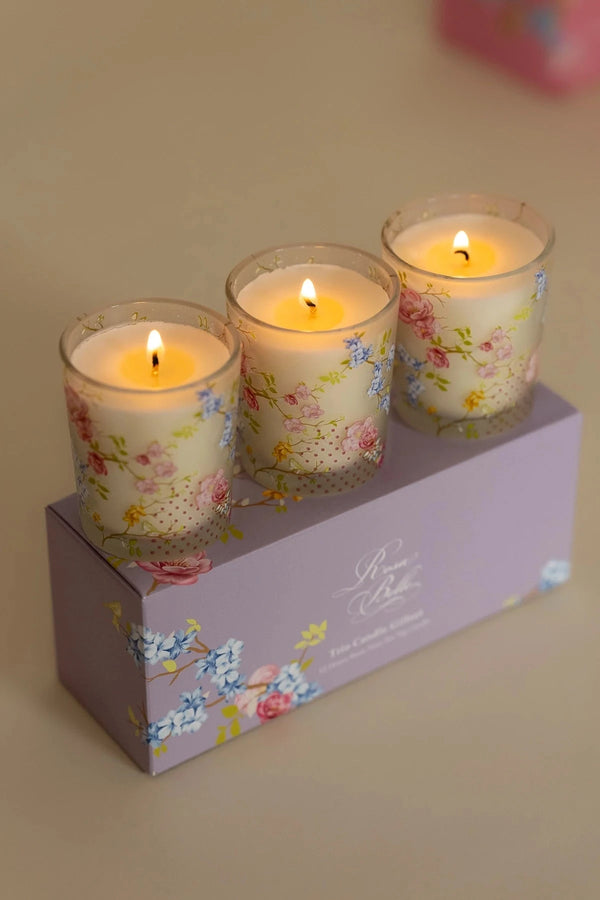 Carraig Donn Rosa Belle Trio Candle Giftset