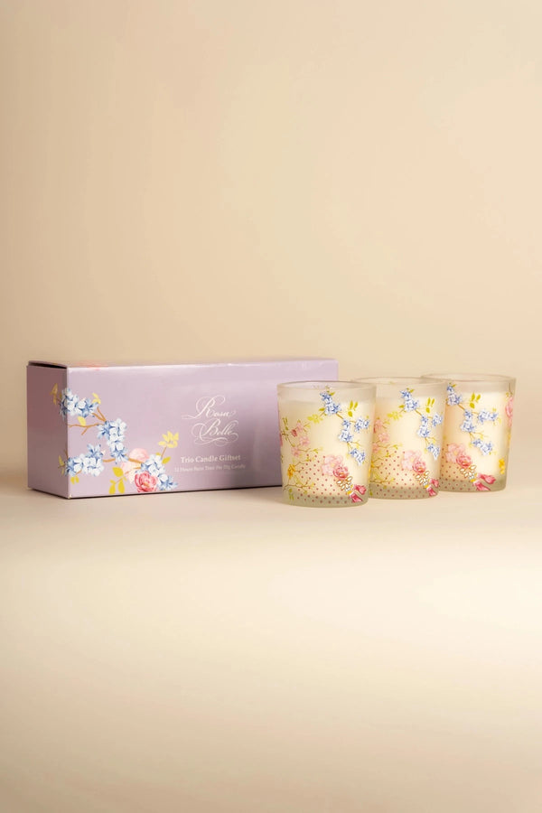 Carraig Donn Rosa Belle Trio Candle Giftset
