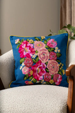 Carraig Donn Rose Floral Cushion 45X45Cm