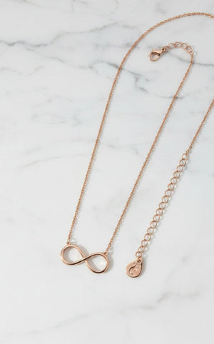 Carraig Donn Rose Gold Infinity Pendant