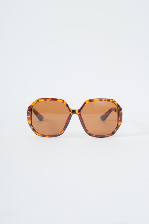 Tortoise Shell Round Frame Sunglasses