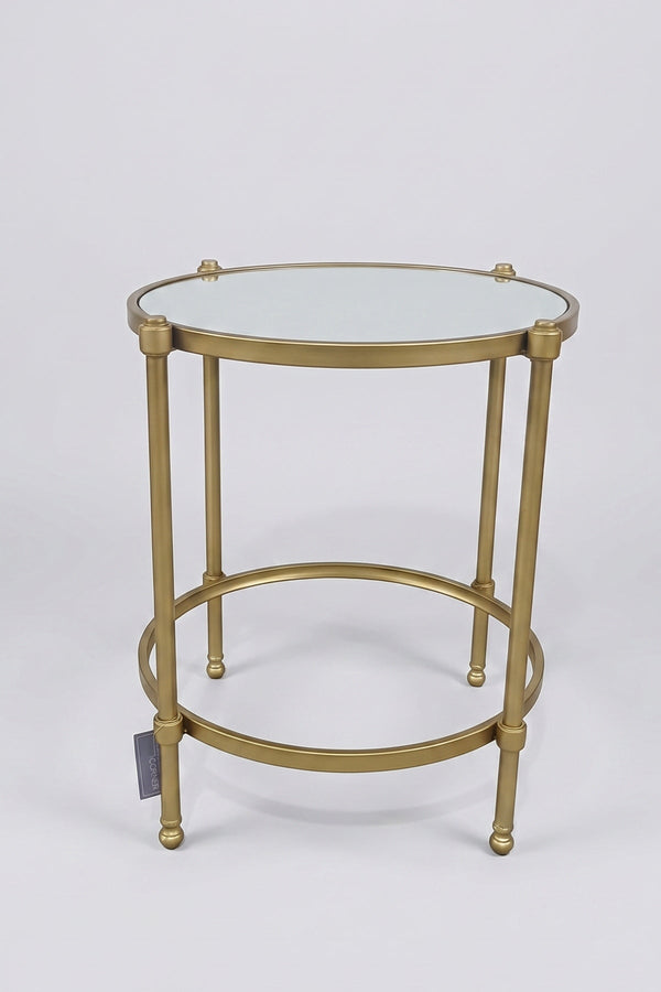 Carraig Donn Round Mirrored Side Table