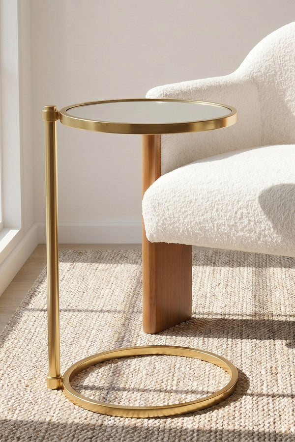 Carraig Donn Round Mirrored Sofa Table