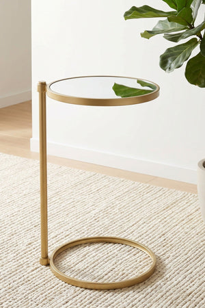 Carraig Donn Round Mirrored Sofa Table