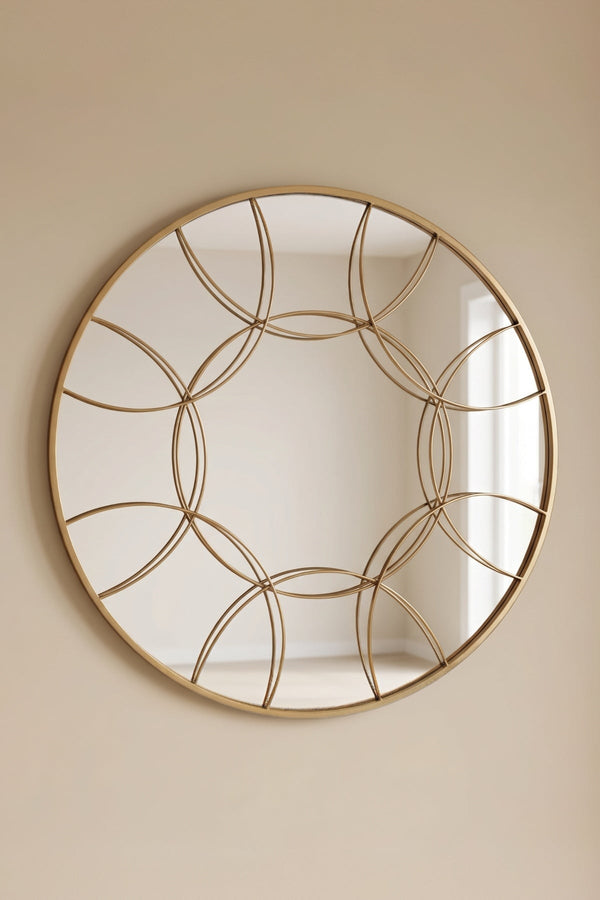 Carraig Donn Rounded Gold Mirror