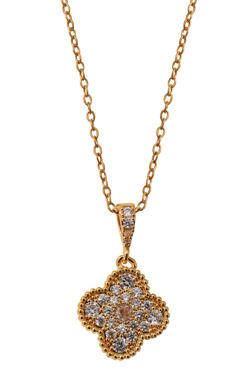 Rowyn Crystal Clover Pendant
